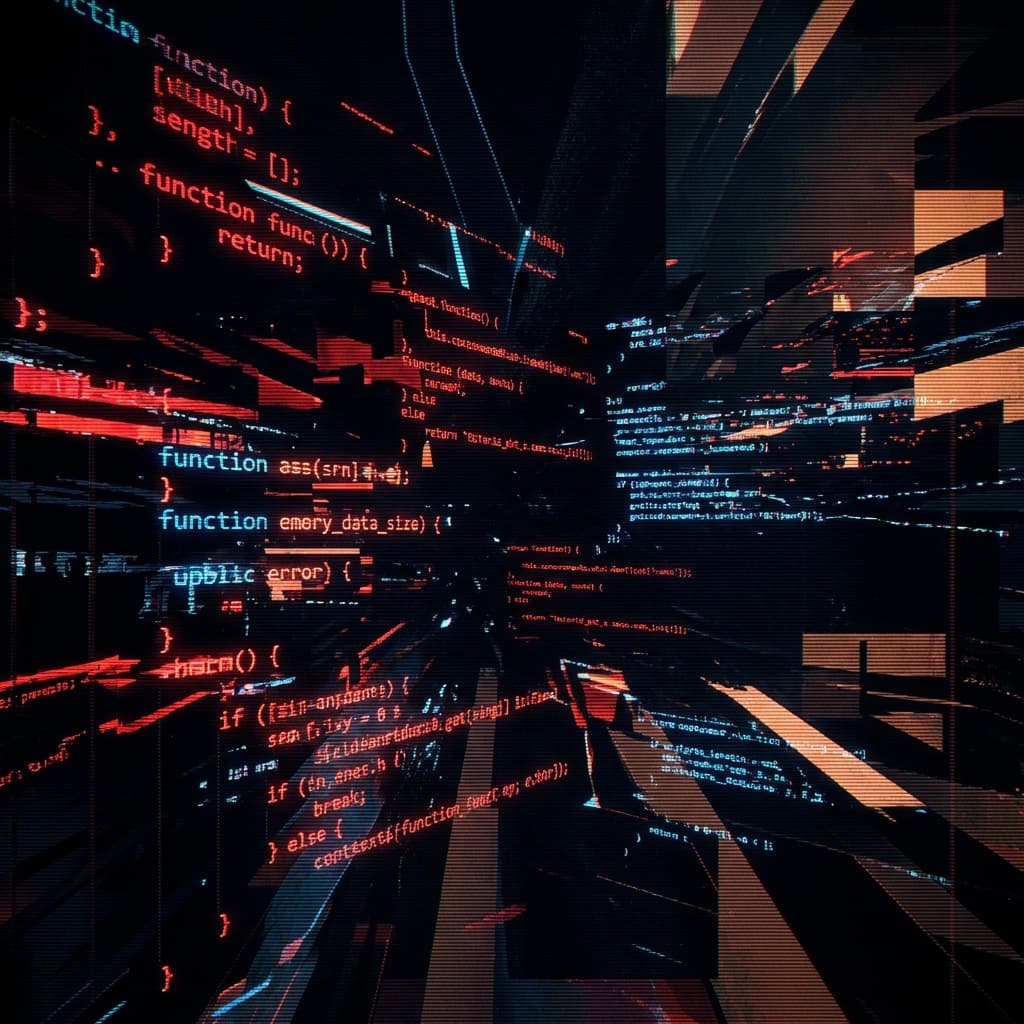 Broken Code Glitch Art